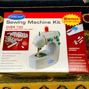New Perfection Sewing machine kit with Handstitch express and foot pedal!